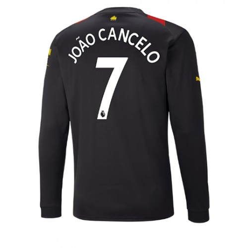Manchester City Joao Cancelo #7 Bortedrakt 2022-23 Langermet Manchester City Joao Cancelo #7 Bortedrakt 2022-23 Langermet